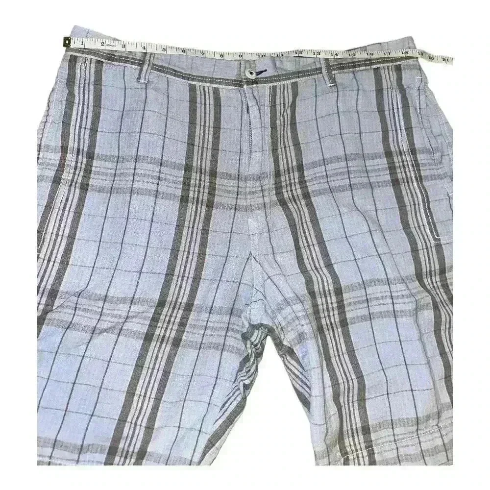 Tommy Bahama Mens Relax Blue Plaid Shorts, Size 38